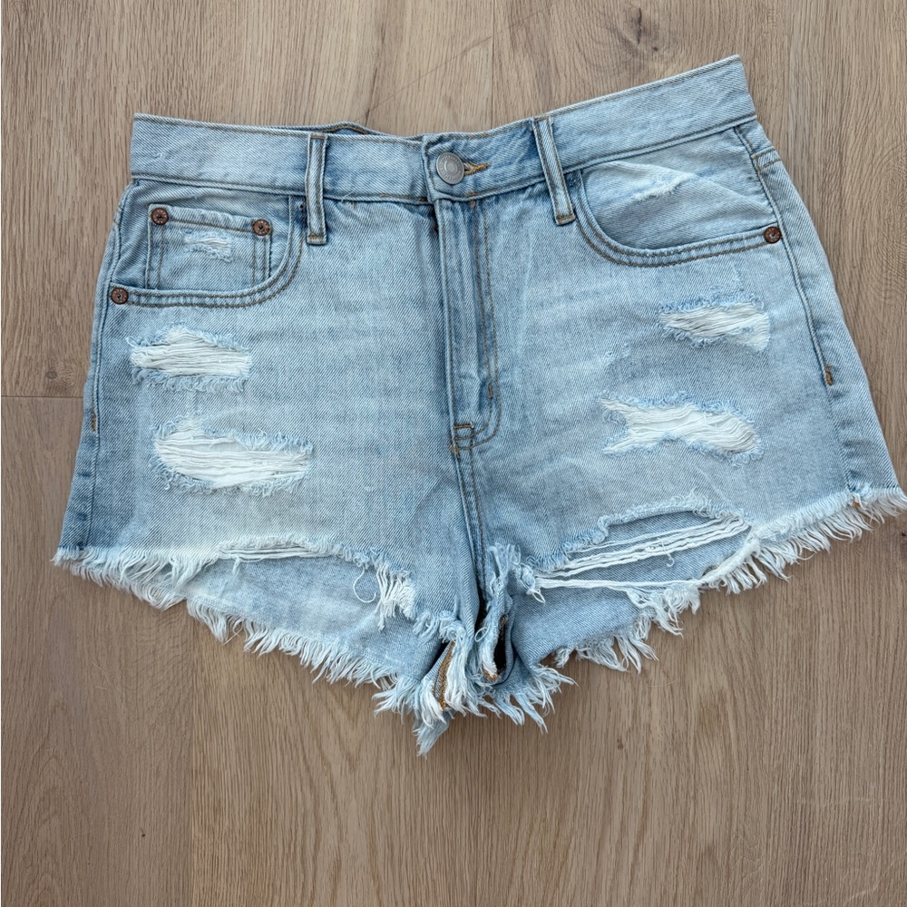 Aeropostale, Distressed Cut Off Denim Shorts, Size 6